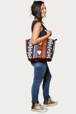 Sac à main chic noir et marron