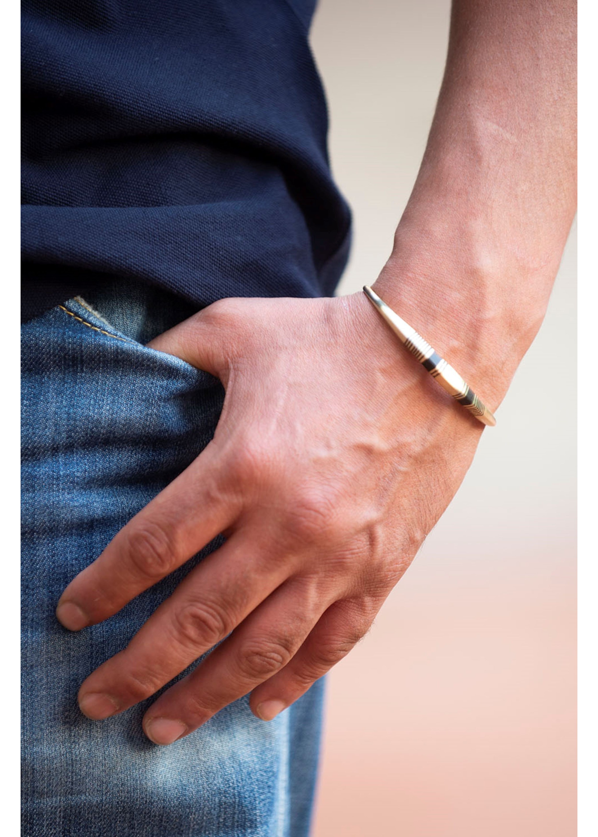 Bracelet jonc en laiton