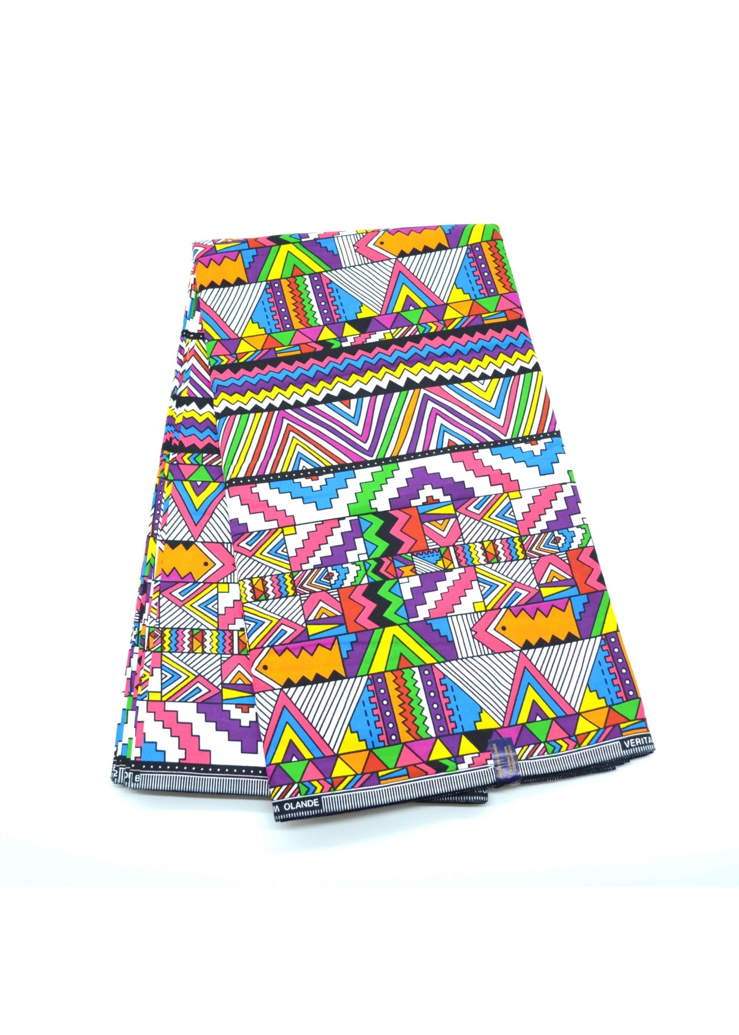 Tissu Wax formes géométriques au mètre - PREMIUM