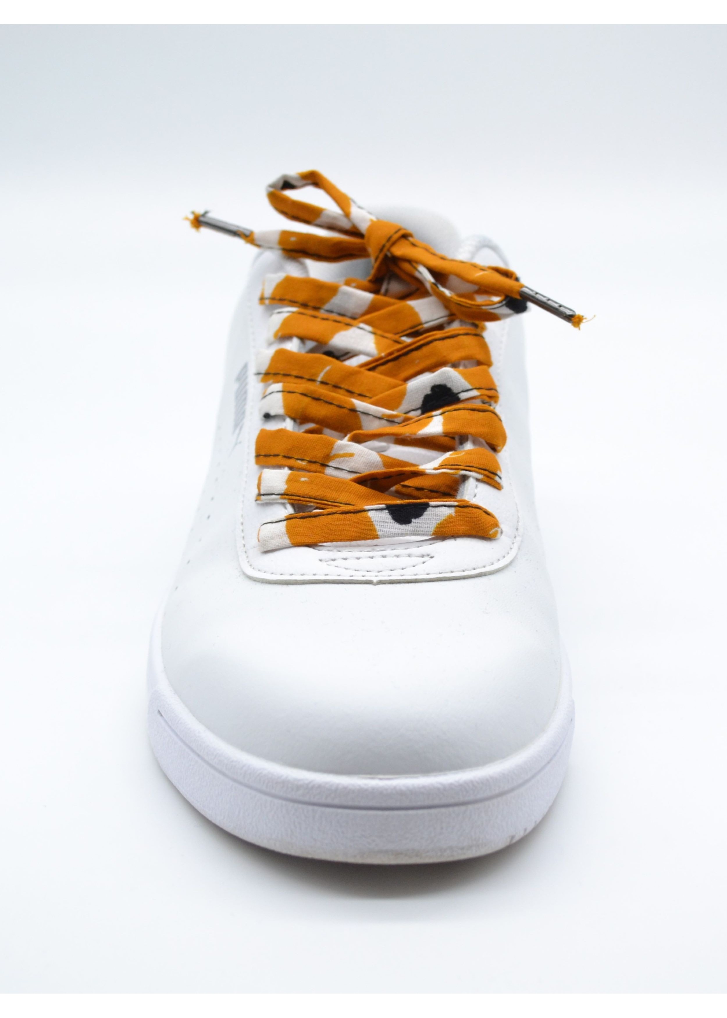 Lacets en wax à couleur marron