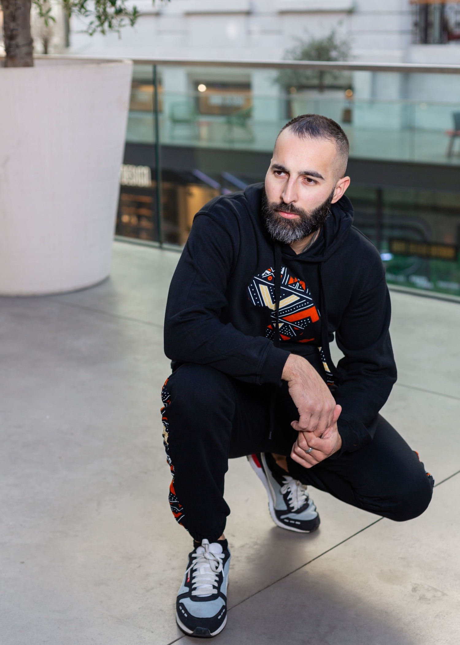 Pantalon de Jogging Noir Customisé