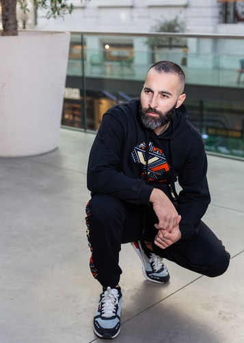 Pantalon de Jogging Noir Customisé