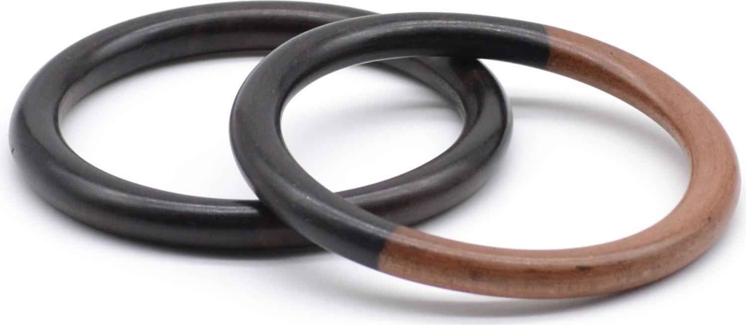 Bracelet Ethnique en bois d'ébène