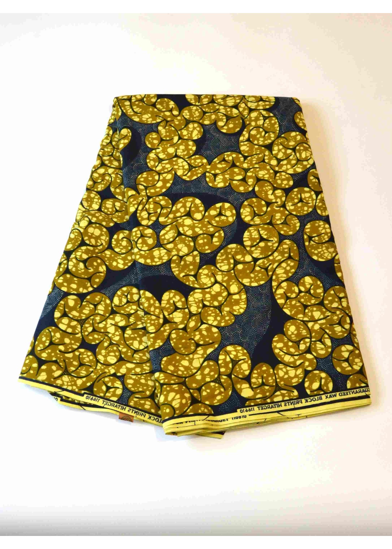 Tissu Wax 100 % Coton Marron et Gris