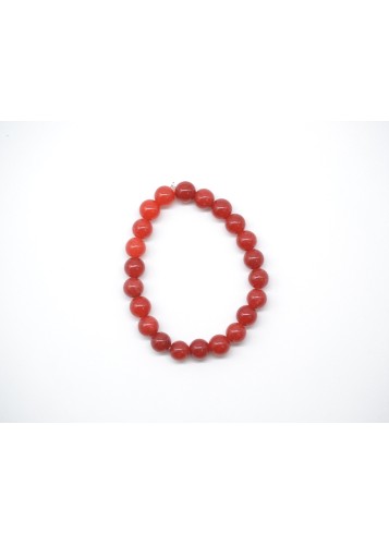 Bracelet en perles rouges