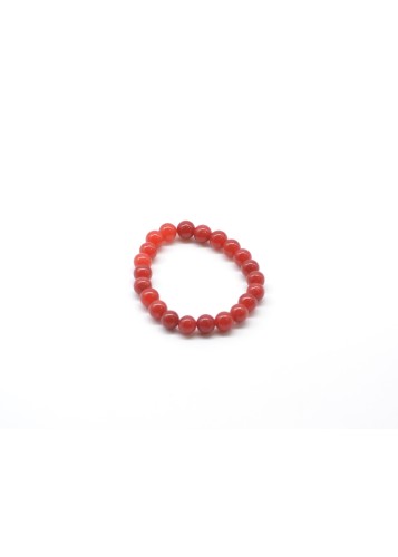 Bracelet en perles rouges
