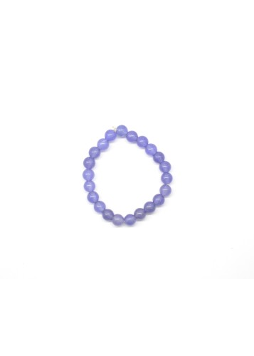 Bracelet en pierres violettes
