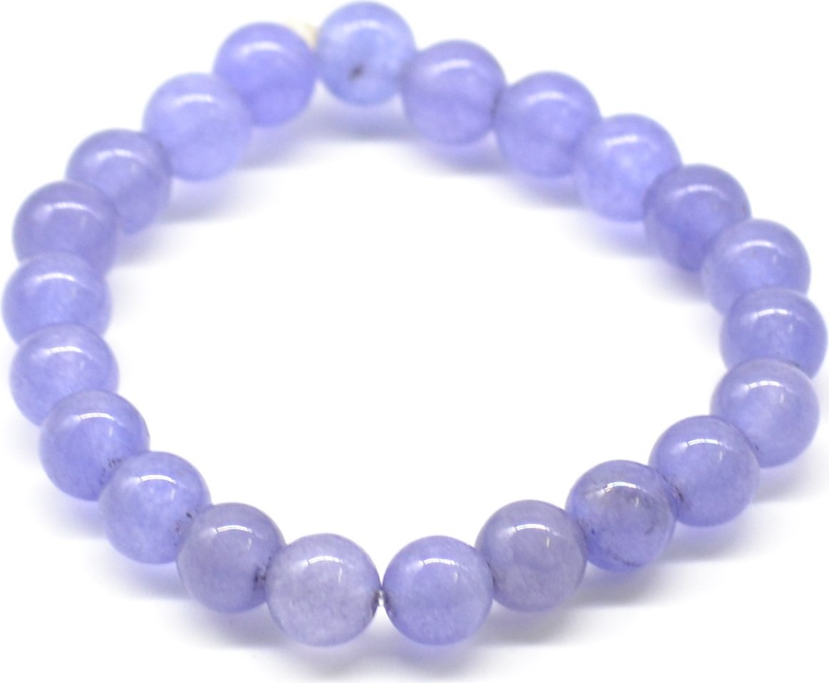 Bracelet en pierres violettes