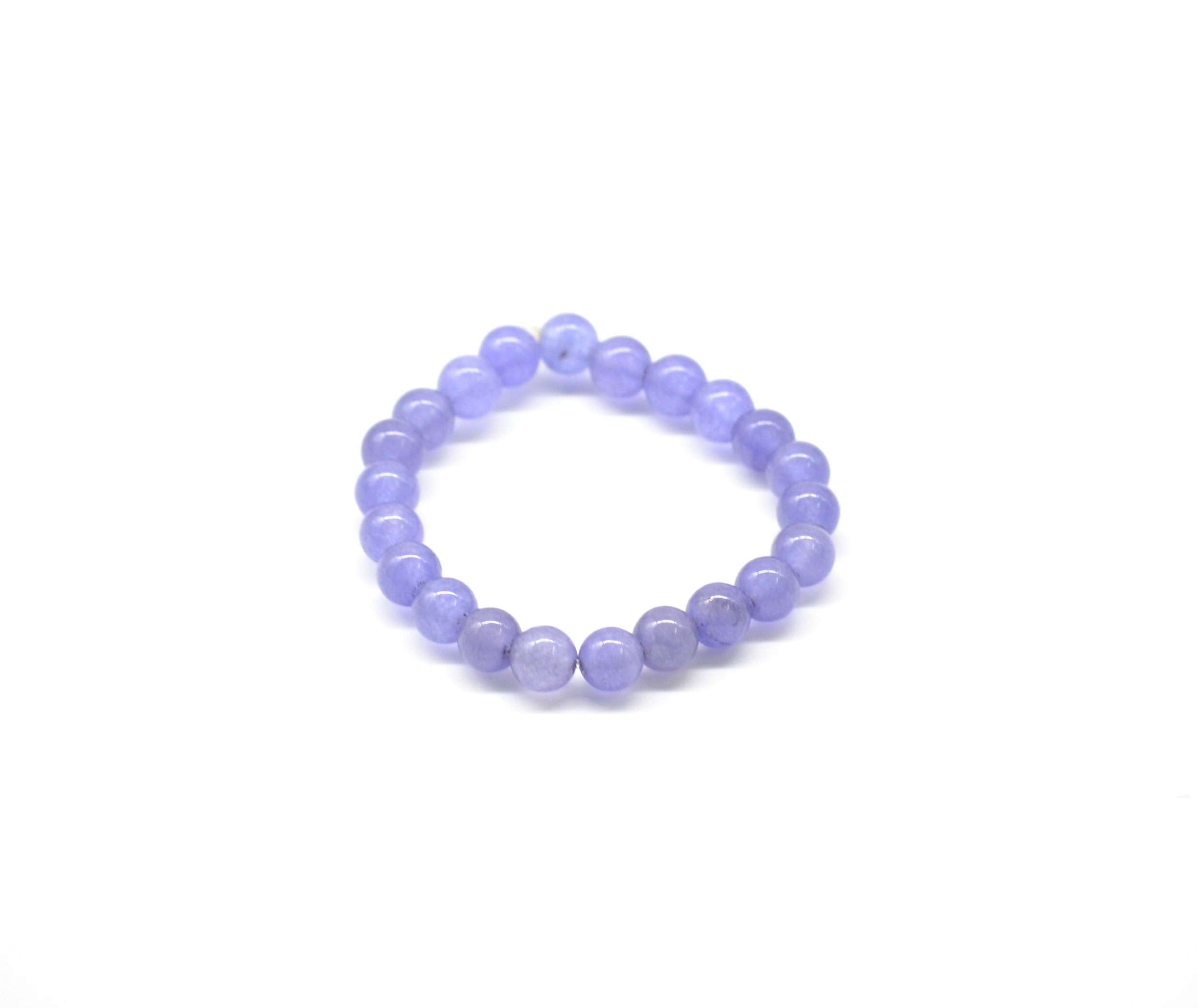 Bracelet en pierres violettes