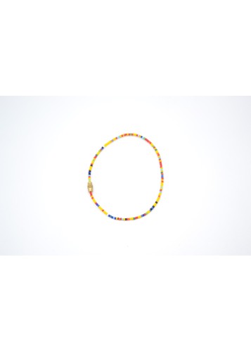 Bracelet africain multicolore en perles