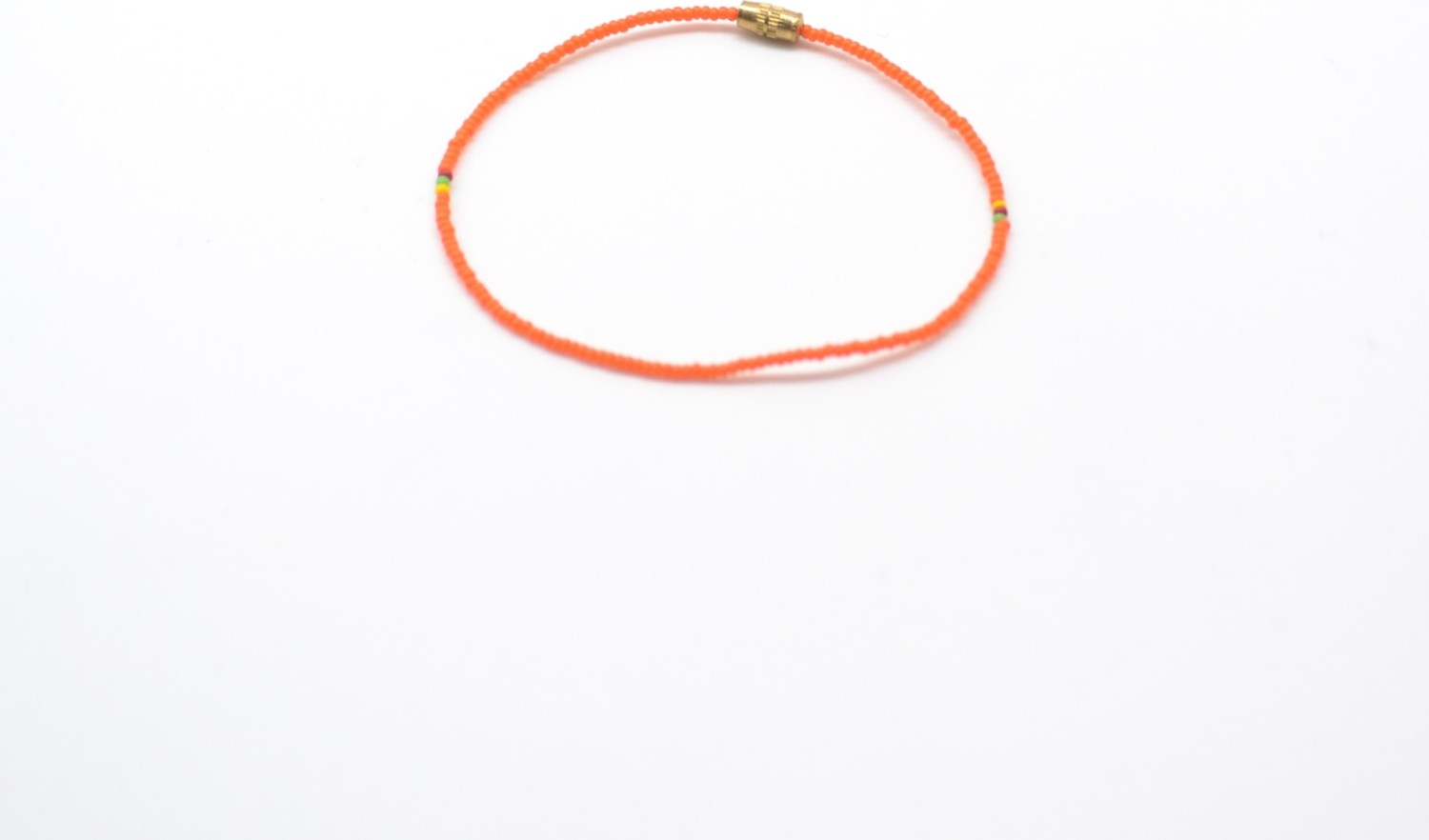 Bracelet de perles oranges pour poignet