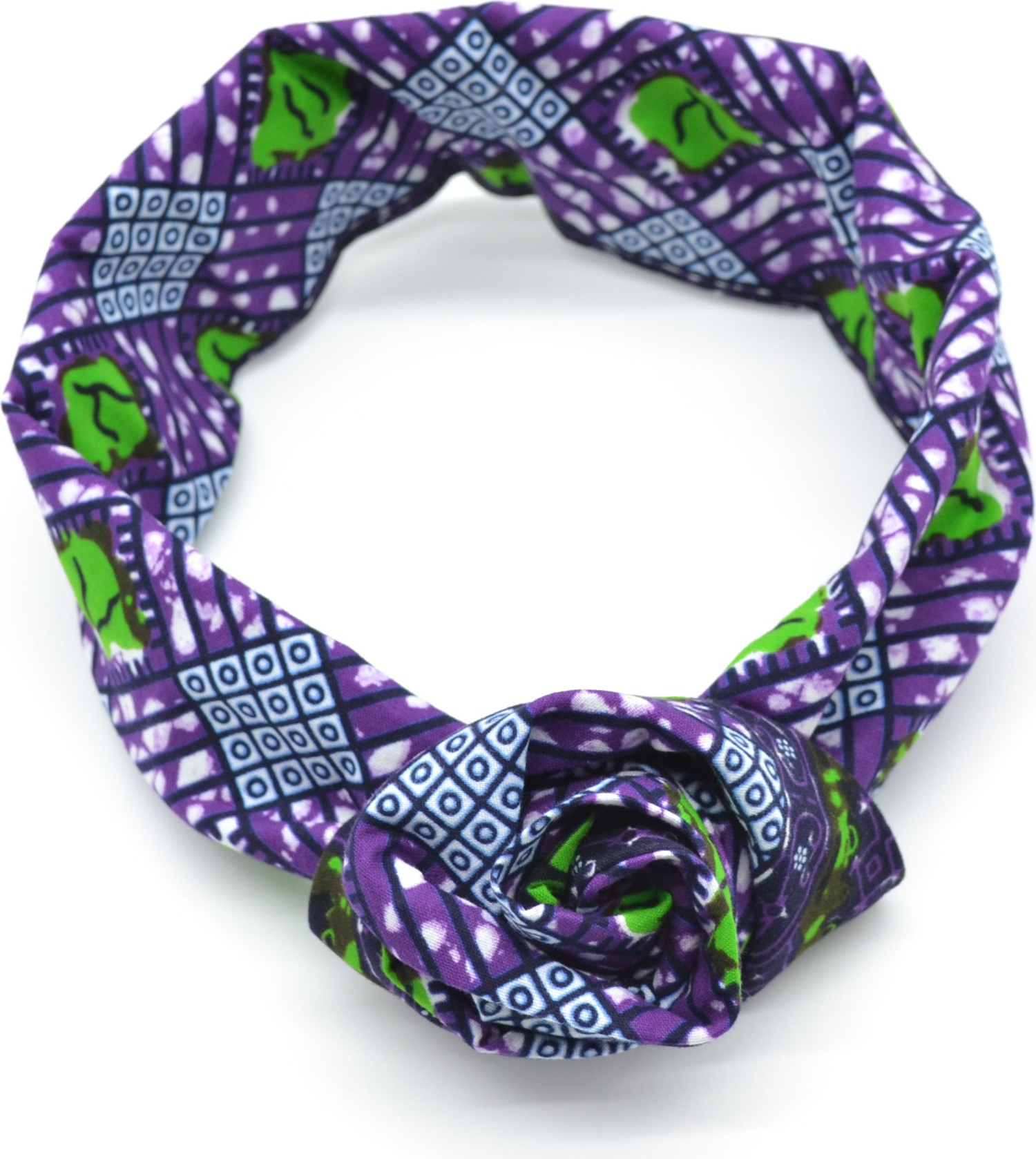 Bandeau en Wax ajustable avec fil alu