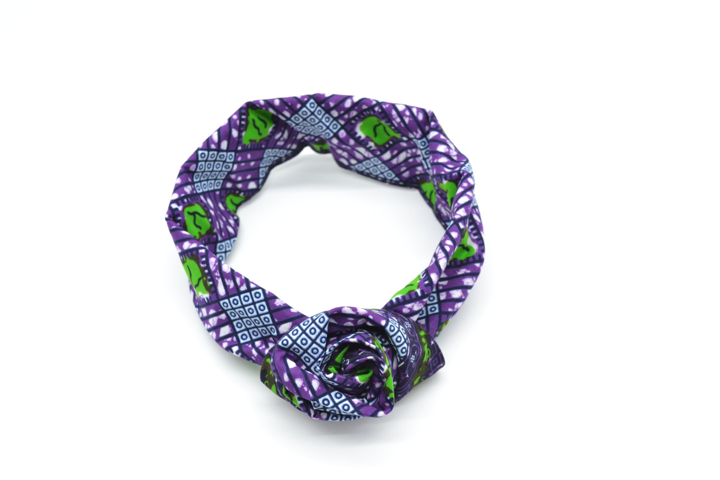 Bandeau en Wax ajustable avec fil alu