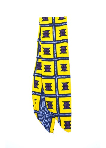 Bandeau en Wax jaune ajustable