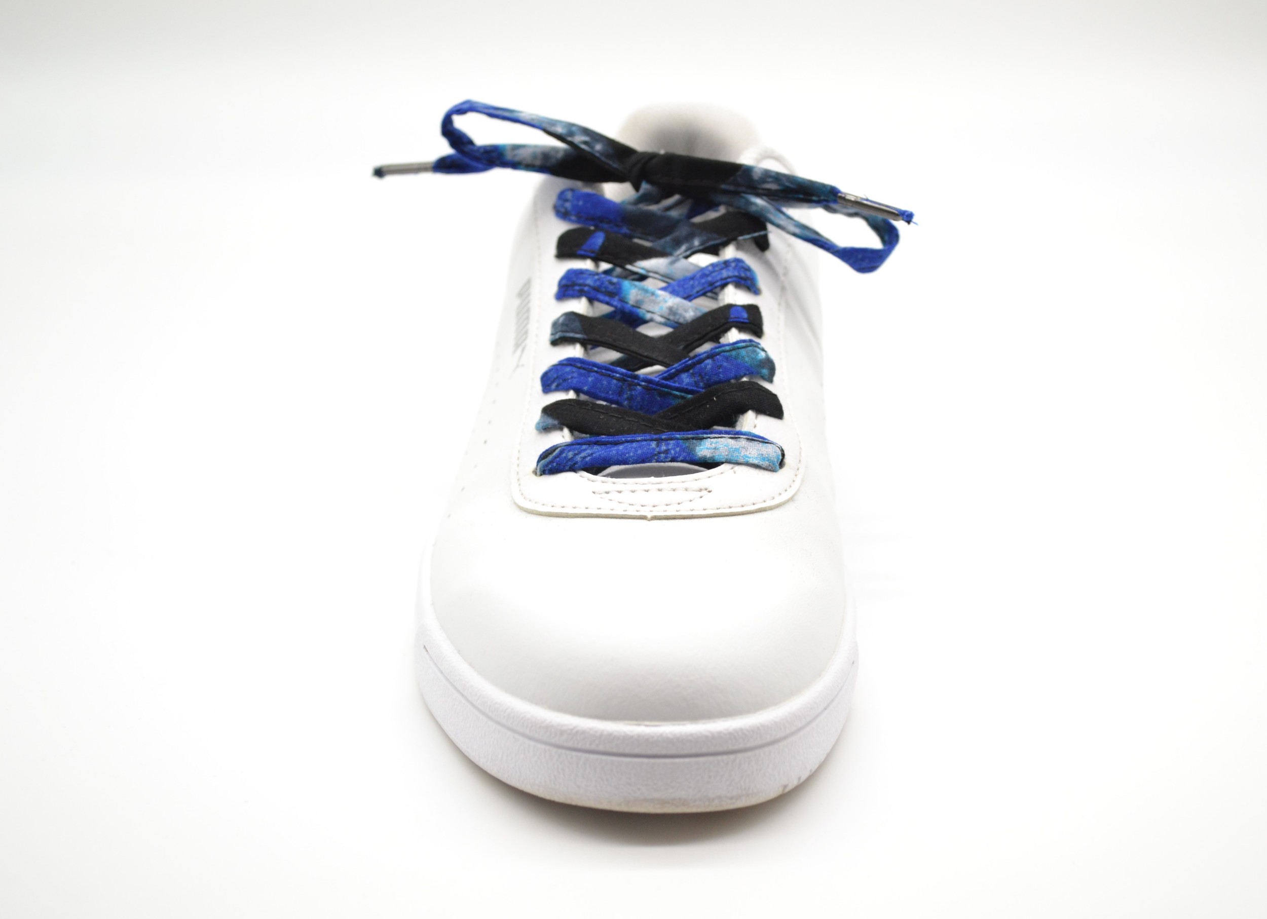 Paire de lacets en tissu wax