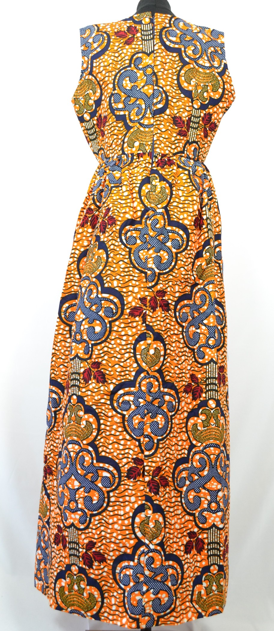 Robe longue multicolore en Wax Robe longue multicolore en Wax