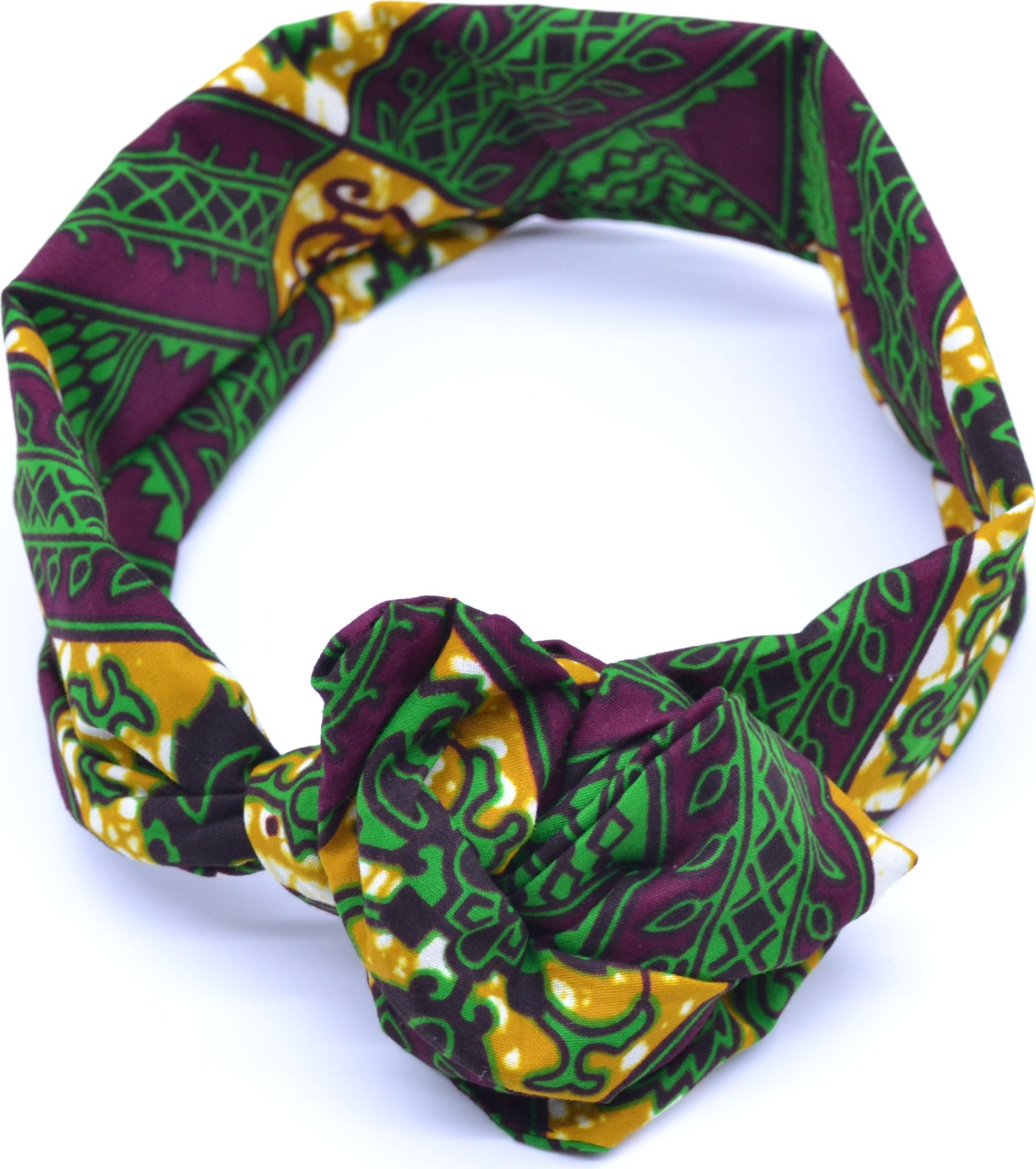 Bandeau multicolore en Wax ajustable