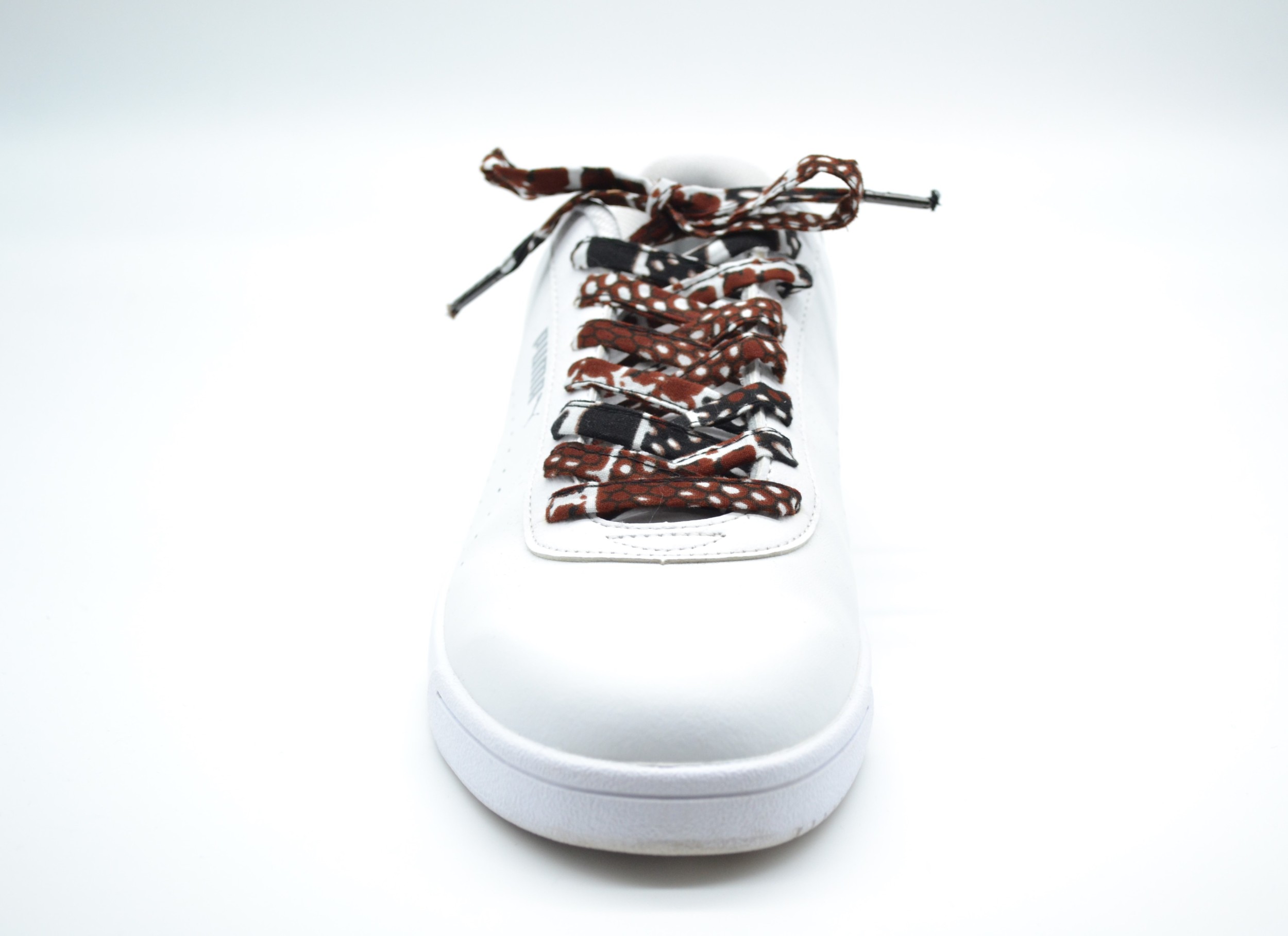 Paire de lacets en tissu wax