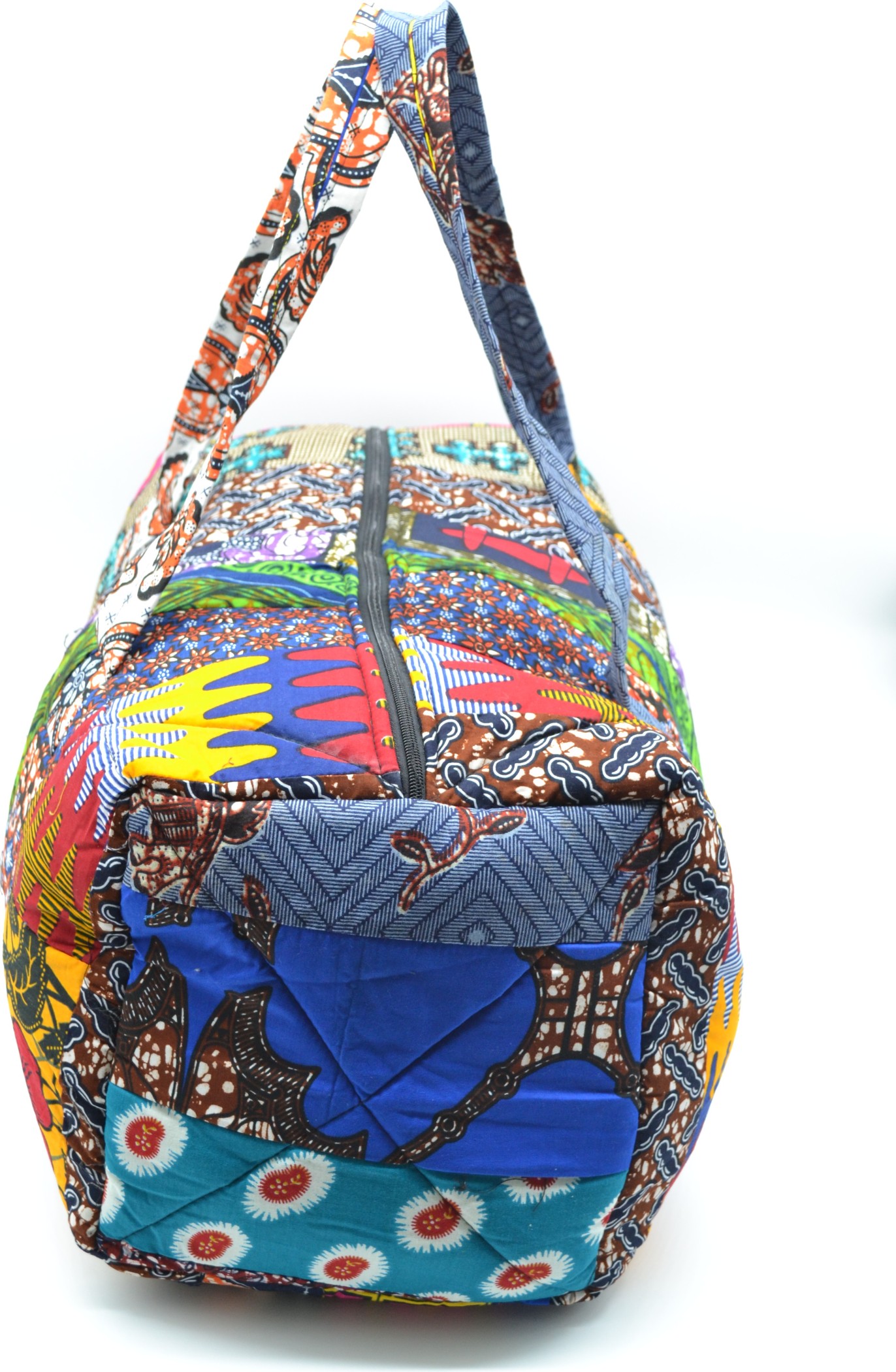 Sac de Voyage en tissu Wax patchwork - GRAND Sac de Voyage en tissu Wax patchwork - GRAND