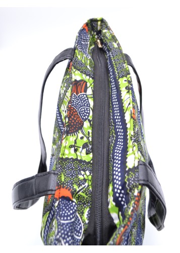 Sac à main en tissu Wax fait main