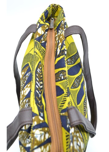 Sac à main tendance en tissu Wax