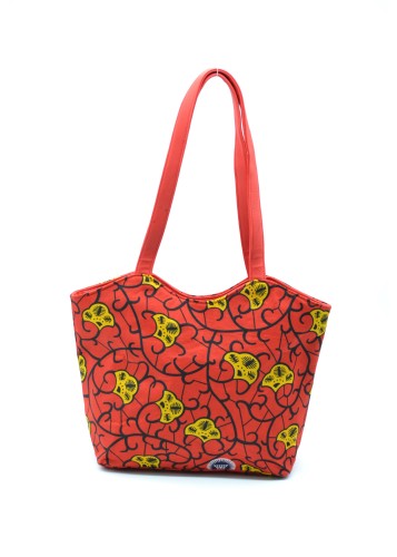 Sac à main en Wax avec motifs africains