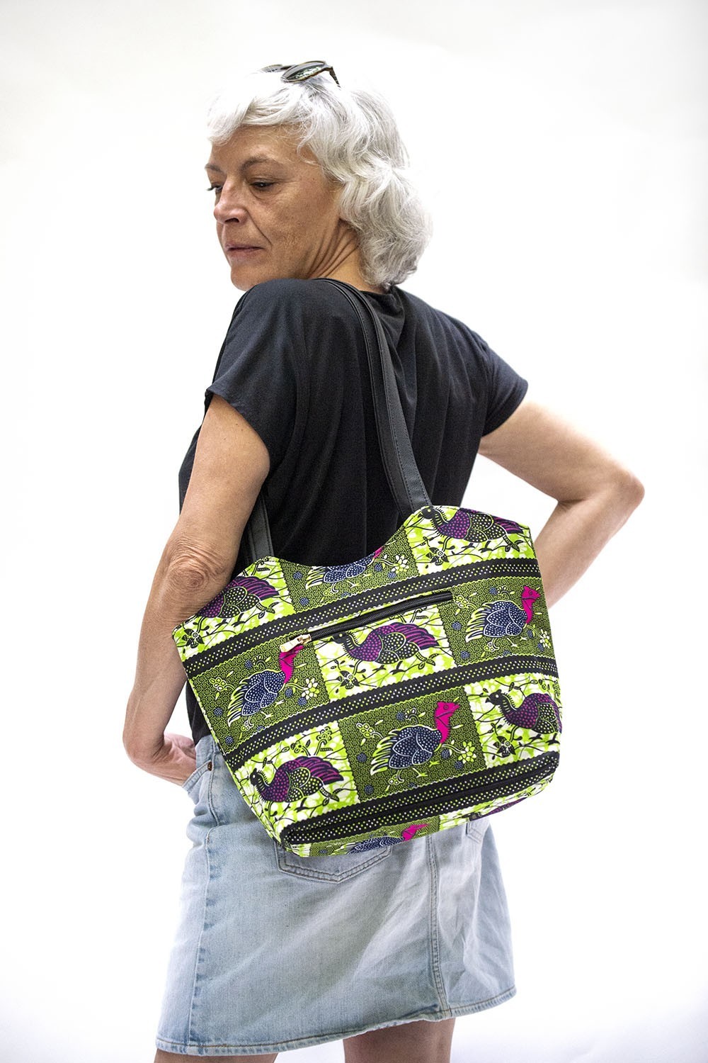 Sac à main en Wax africain