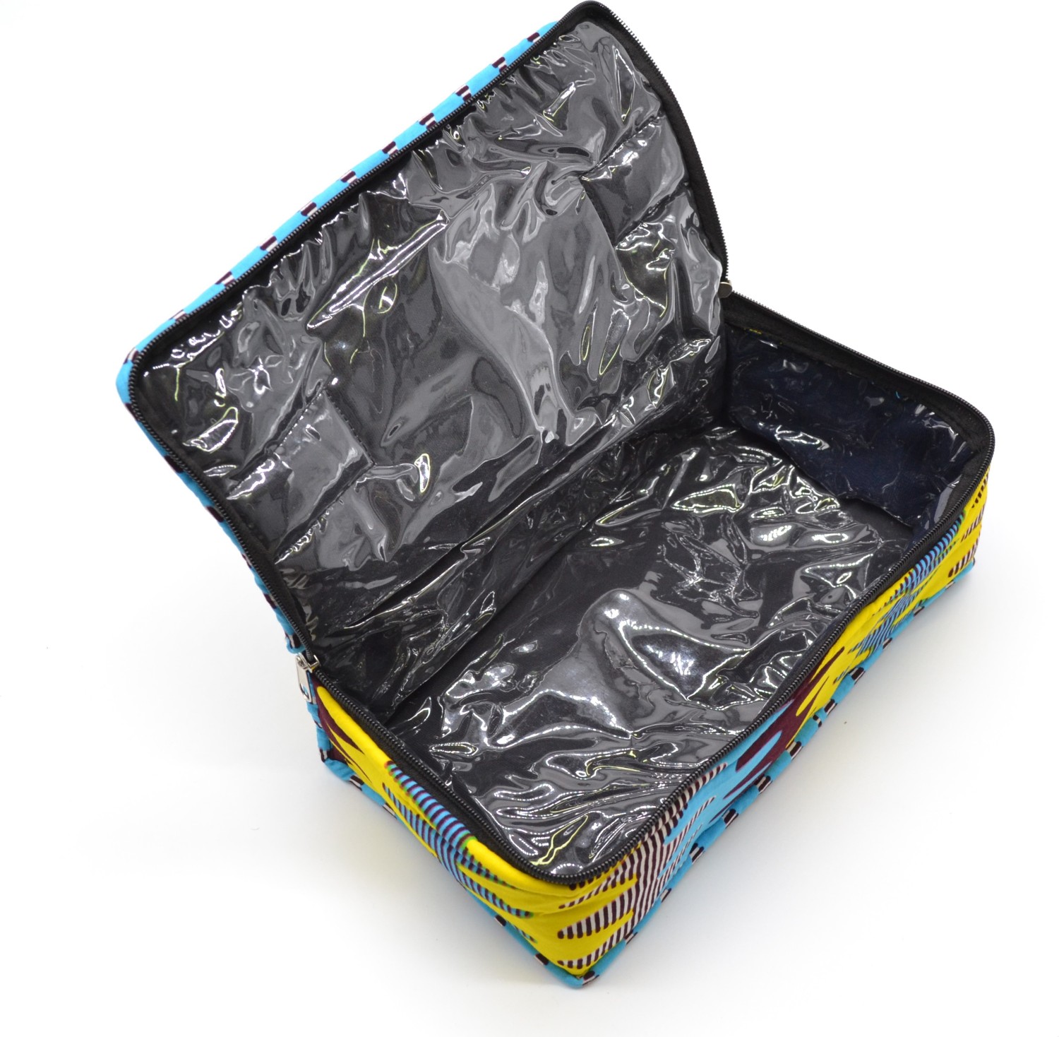 Trousse de toilette artisanale en tissu Wax