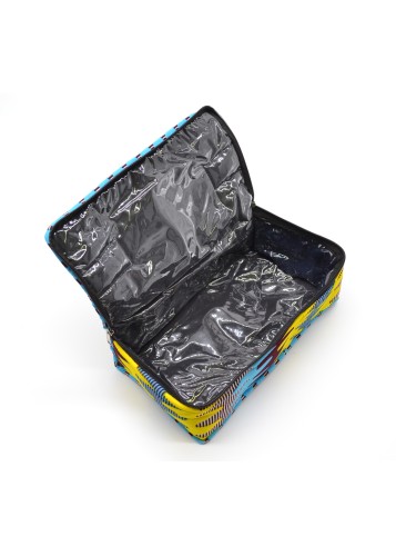 Trousse de toilette artisanale en tissu Wax