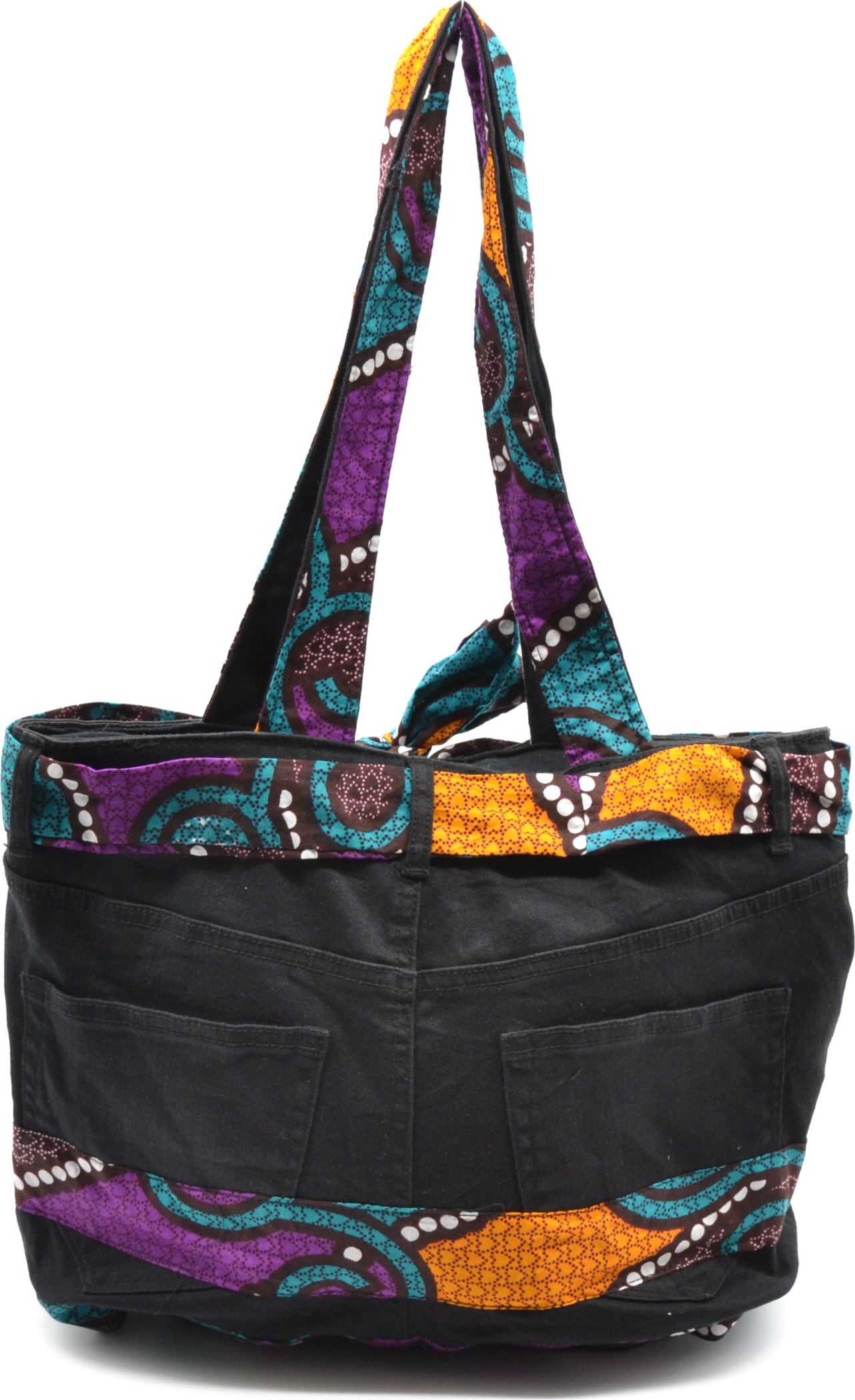 Sac à main en jean customisé