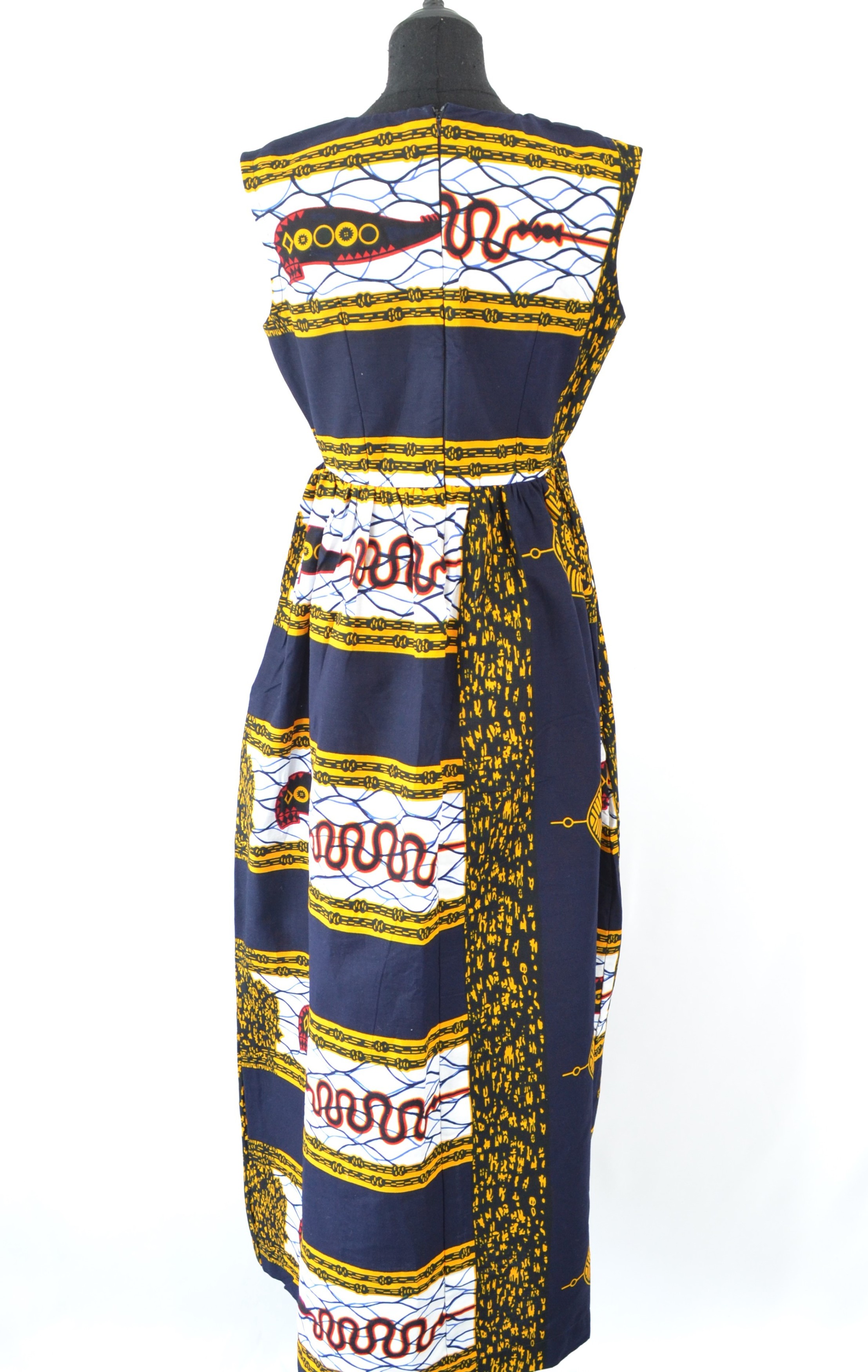 Robe longue en tissu Wax