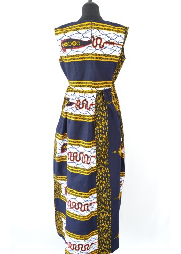 Robe longue en tissu Wax