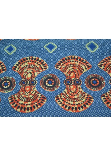 Tissu imprimé Wax de qualité vendu au Mètre - PREMIUM