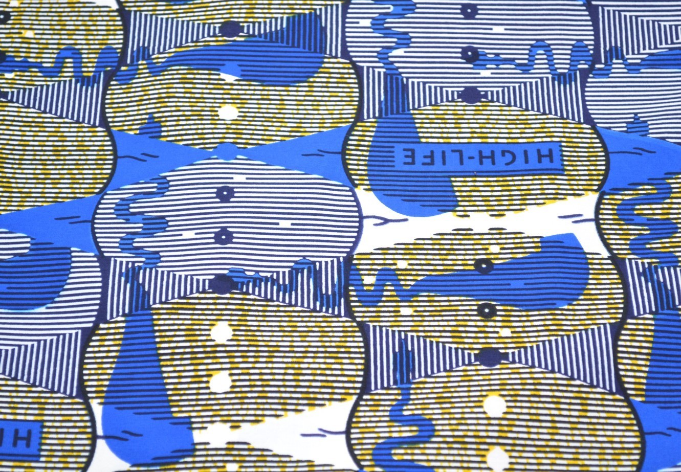 Tissu multicolore Wax au Mètre - PREMIUM