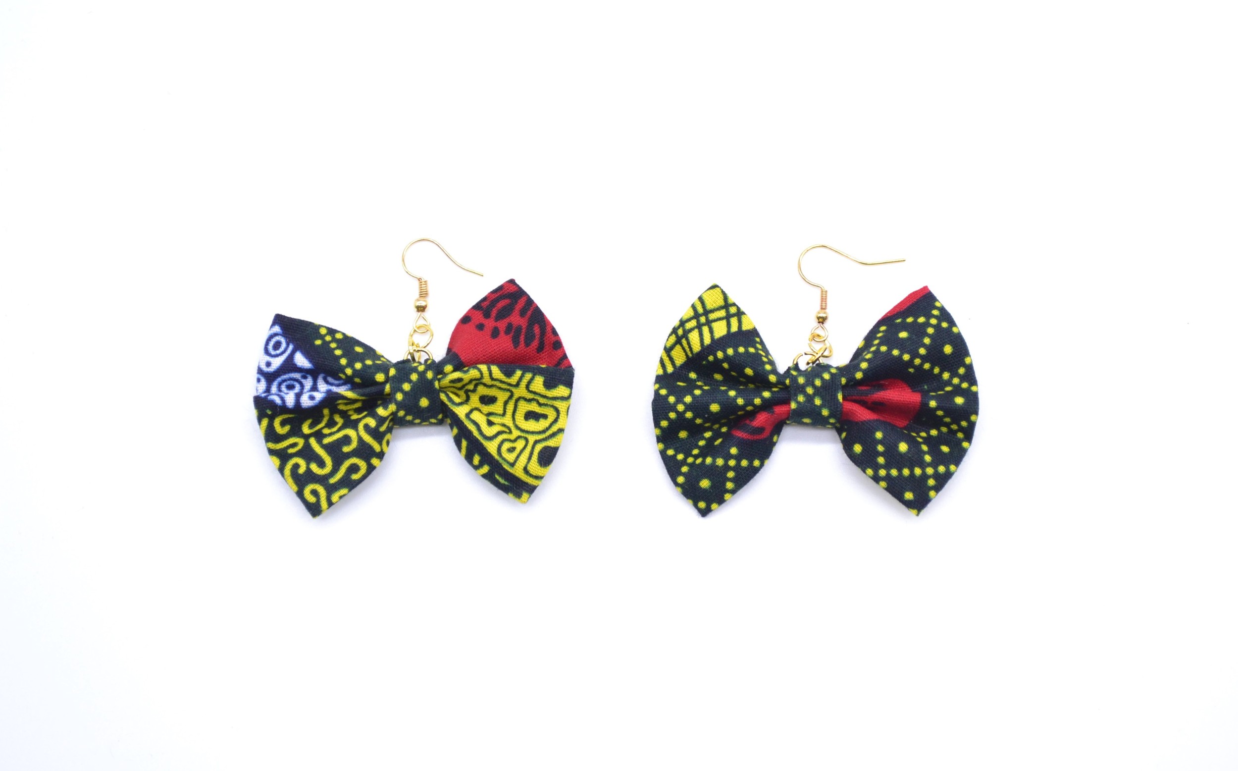 Boucles d'oreille papillon en wax